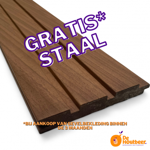 Thermo Ayous triple blokprofiel thermowood