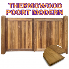 Poort Thermowood Modern
