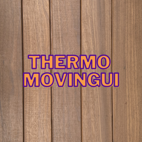 Thermo Movingui: hout gevelbekleding